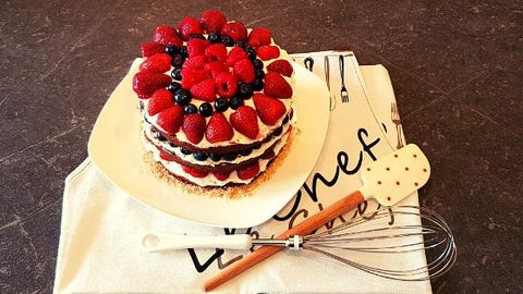 Naked Chocolate Cake With Berries - Chocolate & More Delights