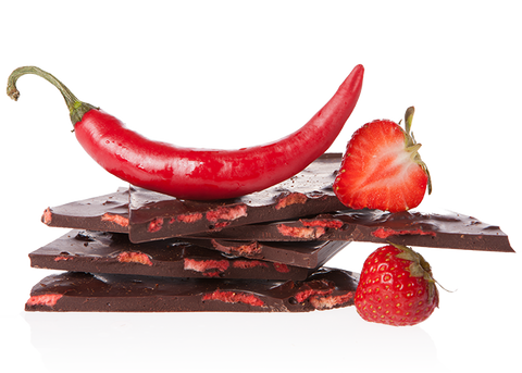 Artisan Dark Chocolate Strawberry & Chili - Chocolate & More Delights