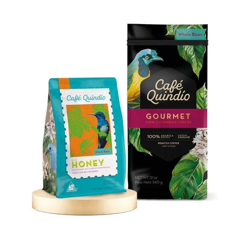 Café Quindio Gourmet Coffee & Specialty Harvest Mild Honey Bundle