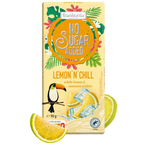 No Sugar Added White Chocolate Lemon - Chocolate & More Delights