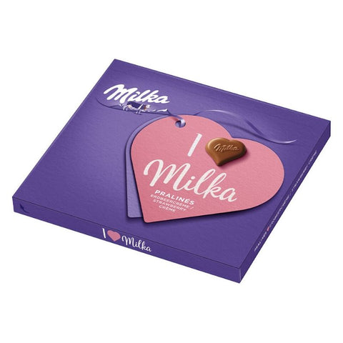  I Love Milka Strawberry Pralines - Chocolate & More Delights