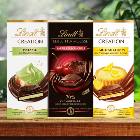 Popular Chocolate Brands - Lindt Creation, Lindt Hello, Ritter Sport, Milka - Chocolate & More Delights