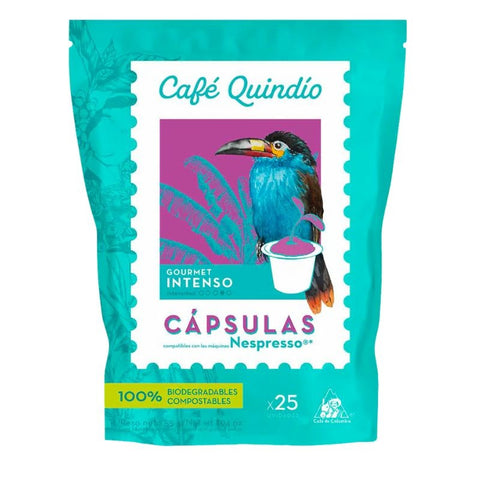 Cafe Quindio Gourmet Intense Coffee Capsules - Chocolate & More Delights