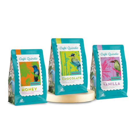 Café Quindio Specialty Coffee Trio 250 g - Chocolate & More Delights