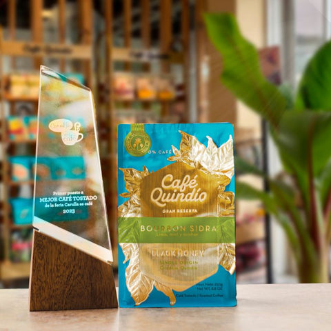 Cafe Quindio Gran Reserva Bourbon Sidra - Chocolate & More Delights