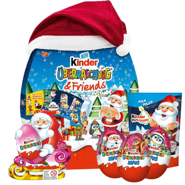 Kinder Surprise & Friends Advent Calendar Set Girls - Chocolate & More Delights