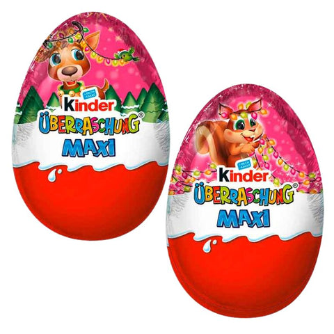 Kinder Surprise Maxi Eggs Girls - Chocolate & More Delights