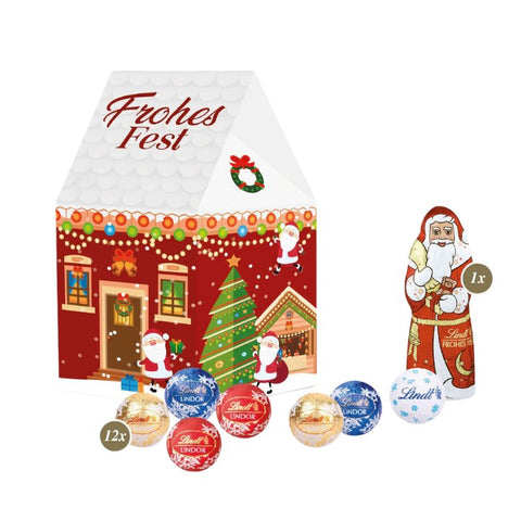 Lindt Christmas Gift Cottage - Chocolate & More Delights