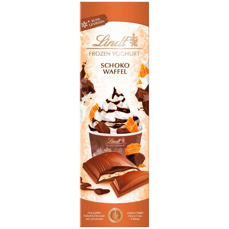 Lindt Frozen Yogurt Chocolate Waffle – Chocolate & More Delights