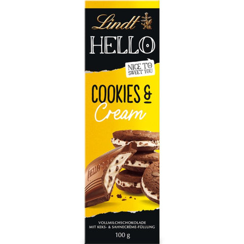 Lindt Hello Cookies & Cream - Chocolate & More Delights