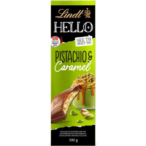 Lindt Hello PIstachio & Caramel - Chocolate & More Delights