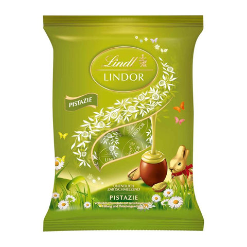 Lindt Lindor Chocolate Easter Eggs Pistachio - Chocolate & More Delights