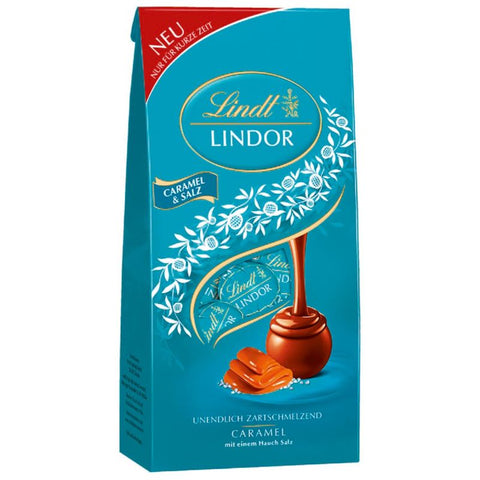 Lindt Lindor Milk Chocolate Salted Caramel - Chocolate & More Delights