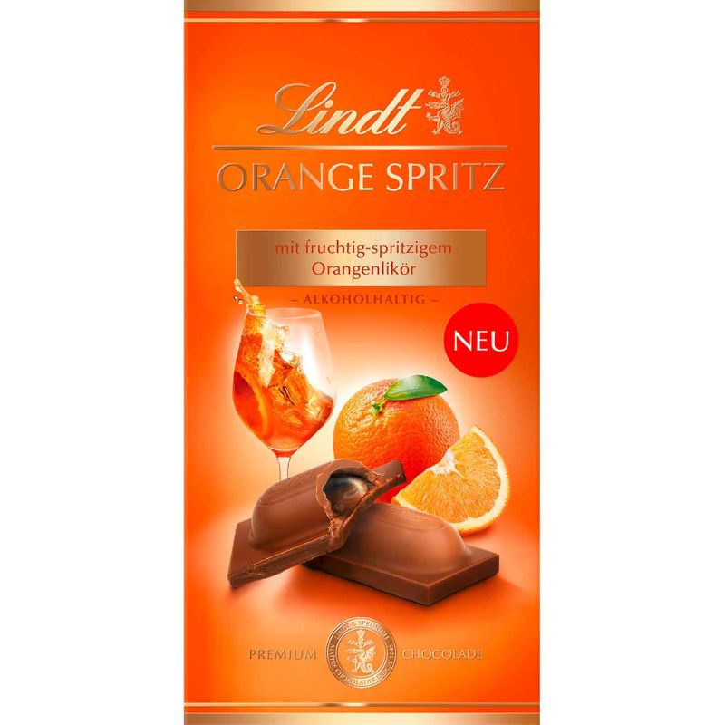 Lindt Liquor Filled Chocolate - Orange Spritz – Chocolate & More