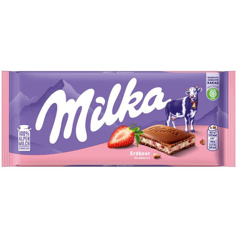 Milka Strawberry Yogurt - Chocolate & More Delights