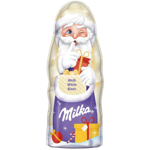 Milka White Chocolate Santa Claus - Chocolate & More Delights