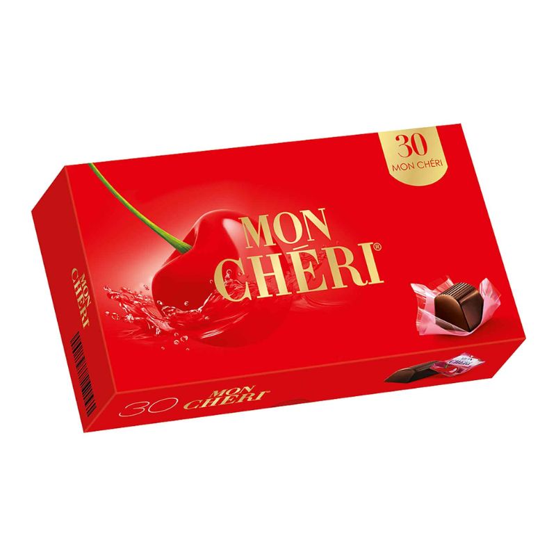 MON CHERI Cherry Club Bouchées au chocolat fourrées cerise et liqueur