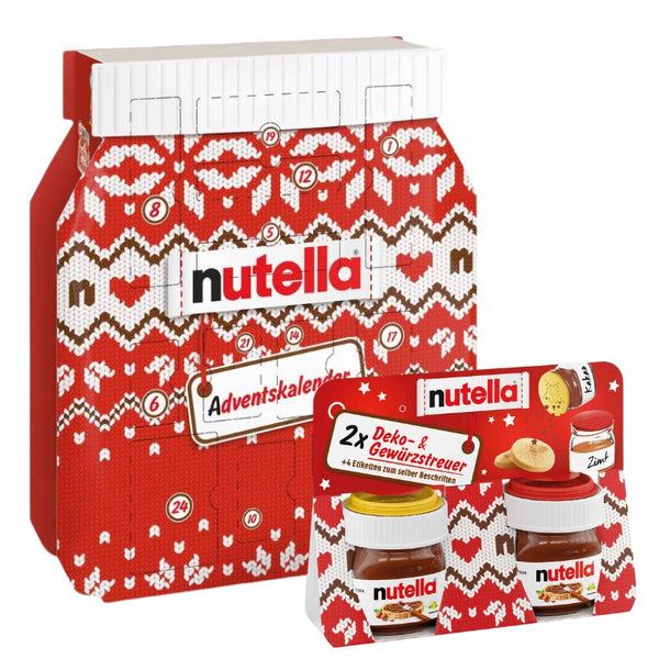 Nutella Advent Calendar & Spice Shaker Set - Chocolate & More Delights