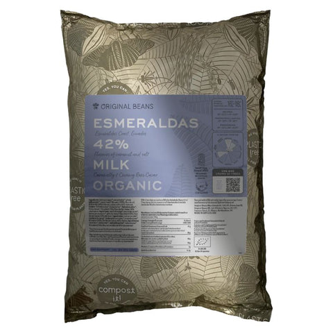 Original Beans Organic Milk Chocolate Esmeraldas 42% - Chocolate & More Delights