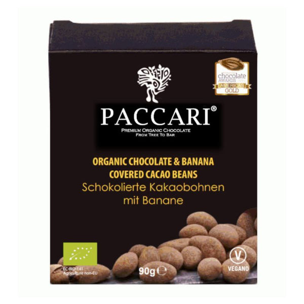 Paccari Chocolate Covered Cocoa Beans Banana - Chocolate & More Delights