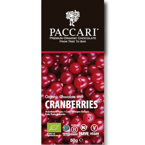 Paccari Cranberries - Chocolate & More Delights 