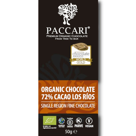 Paccari Organic Single Origin Chocolate Los Rios - Chocolate & More Delights