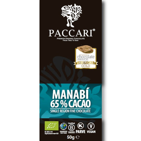 Paccari Organic Single Origin Chocolate Manabi - Chocolate & More Delights