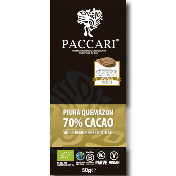 Paccari Single Origin Chocolate Piura Quemazon - Chocolate & More Delights