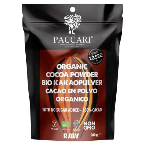 Paccari Raw Organic Cocoa Powder - Chocolate & More Delights