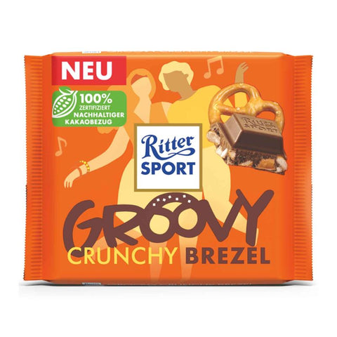 Ritter Sport Groovy Crunchy Brezel - Chocolate & More Delights
