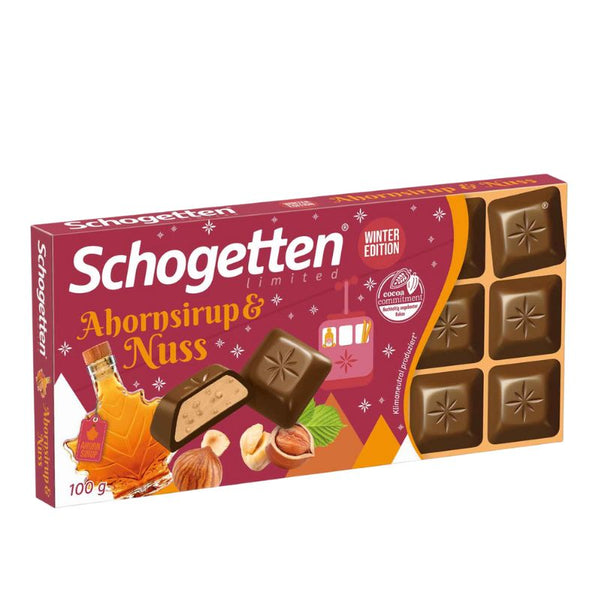 Schogetten Maple Syrup & Nuts - Chocolate & More Delights