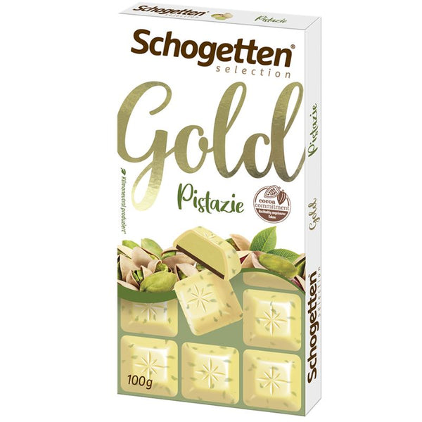 Schogetten Gold Pistachios - Chocolate & More Delights