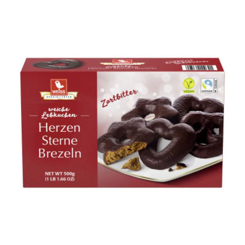 Weiss Gingerbread Cookies Dark Chocolate - Chocolate & More Delights