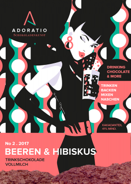 Artisan Drinking Chocolate Berries & Hibiscus - Chocolate & More Delights