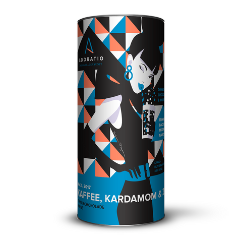 Artisan White Drinking Chocolate Coffee, Cardamom & Cinnamon