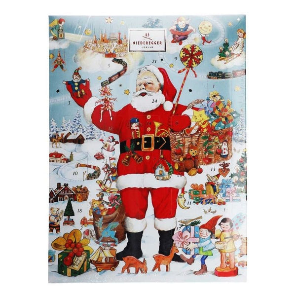 Advent Calendar Niederegger Marzipan Santa Claus - Chocolate & More Delights