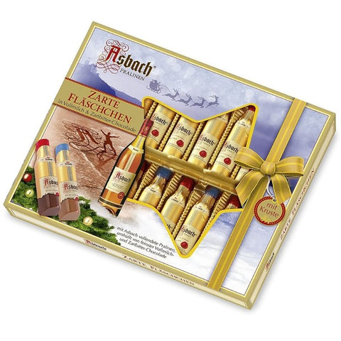 Asbach Brandy Chocolate Bottles Mix Christmas - Chocolate & More Delights 