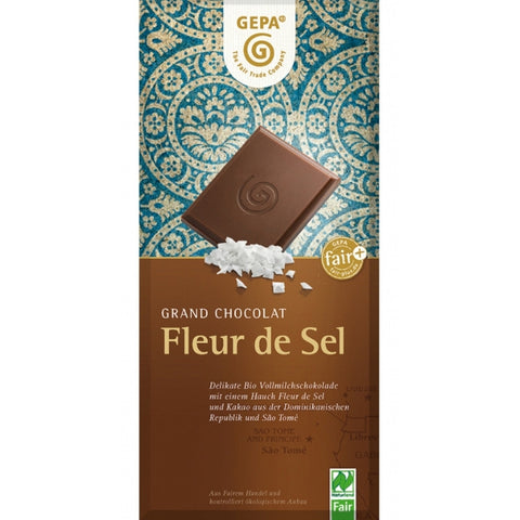 Gepa Fair Trade Chocolate Fleur de Sel - Chocolate & More Delights