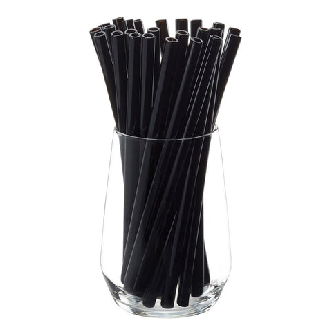 Glass Straws Black - Chocolate & More Delights