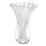 Glass Straws Transparent - Chocolate & More Delights