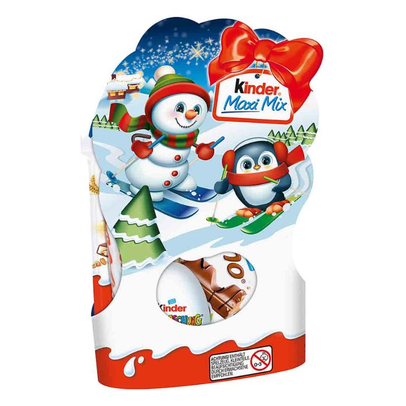Kinder X-Mas Maxi Mix Bag Snowman – Chocolate & More Delights