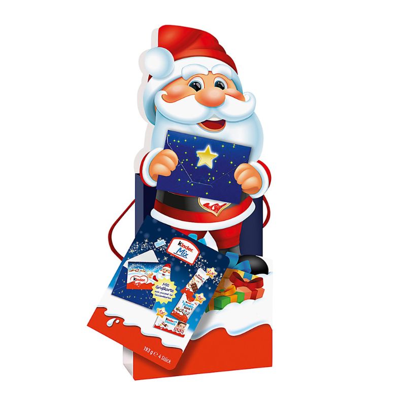 Kinder X-Mas Gift Bag Santa – Chocolate & More Delights