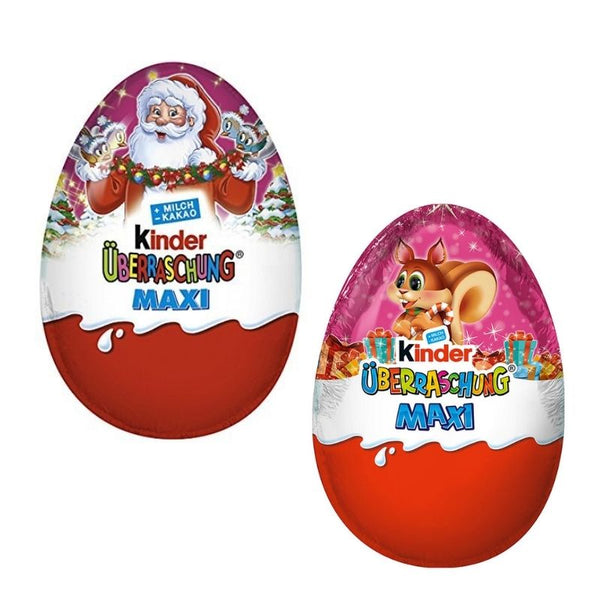 Kinder Surprise Maxi Eggs Christmas Edition Girls - Chocolate & More Delights
