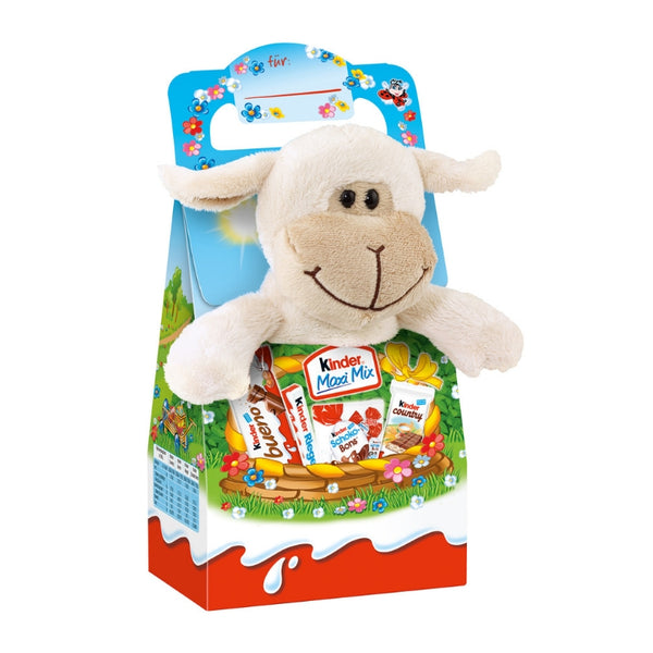 Kinder Maxi Mix With Soft Toy Lamb - Chocolate & More Delights