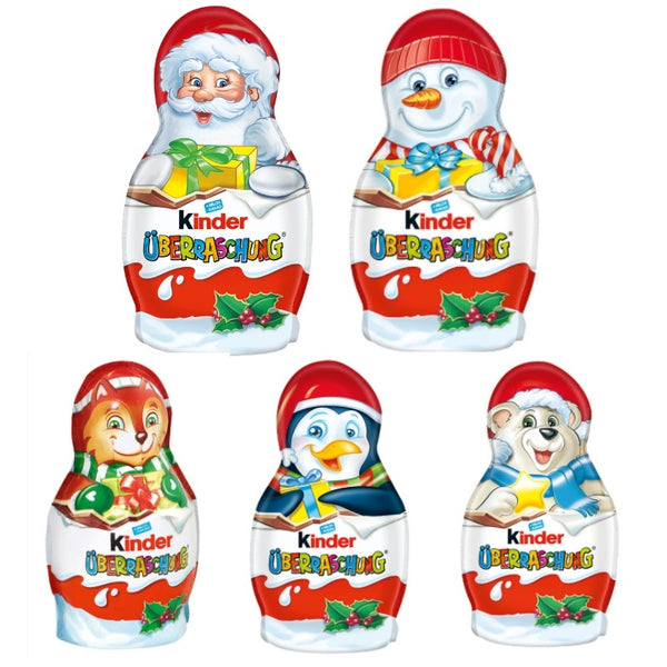 Kinder Surprise Christmas Figures - Chocolate & More Delights 