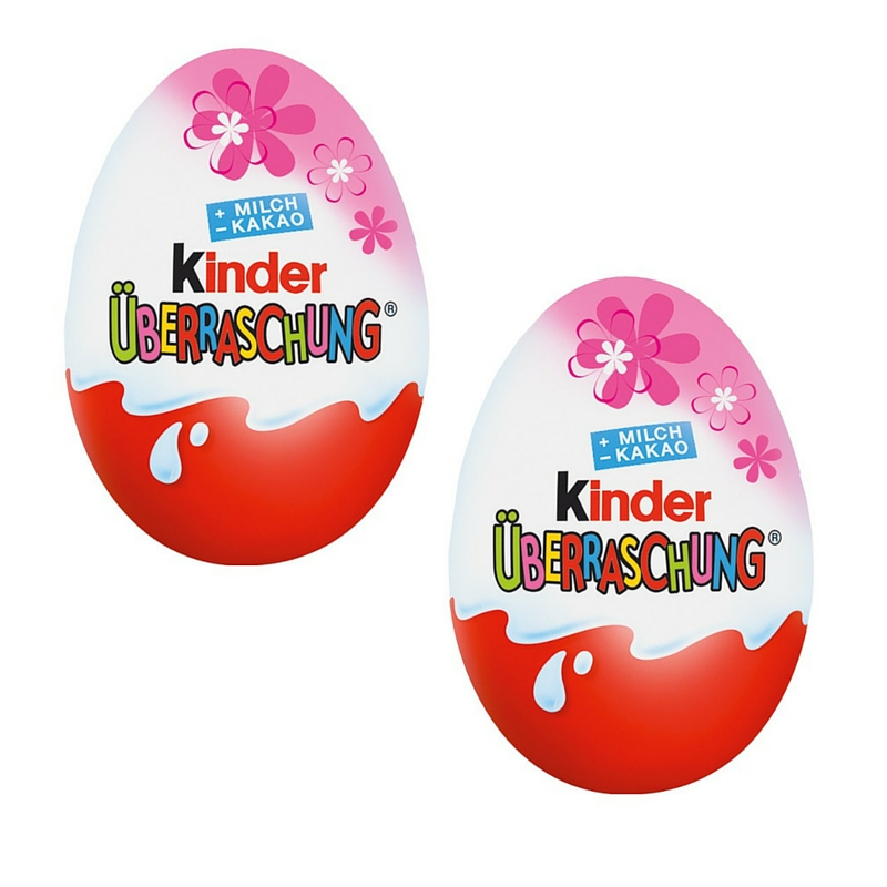 Kinder Surprise Chocolate Eggs. Kinder Surprise is a brand of