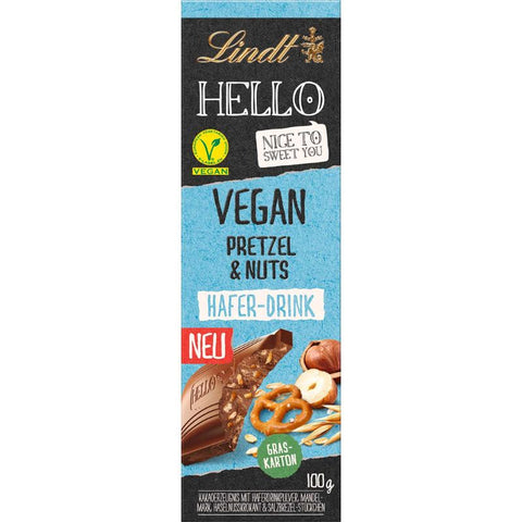Lindt Hello Vegan Pretzel & Nuts - Chocolate & More Delights