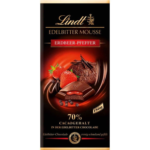 Lindt Mousse Au Chocolat Strawberry Pepper - Chocolate & More Delights
