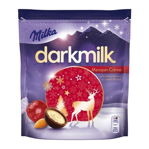 Milka Dark Milk Chocolate Balls Marzipan - Chocolate & More Delights
