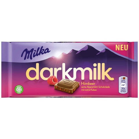 Milka Darkmilk Raspberry - Chocolate & More Delights